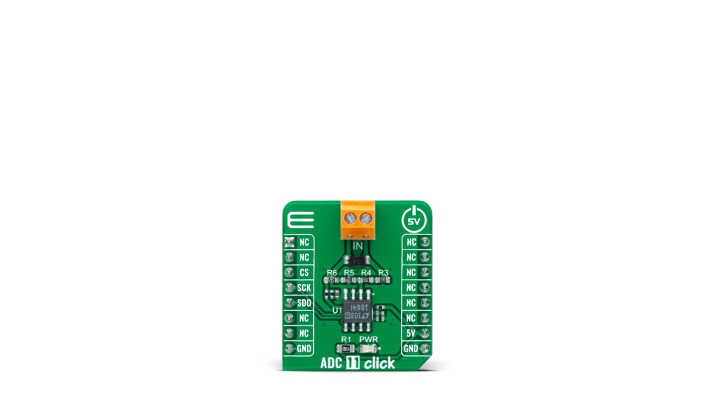 MikroElektronika Entwicklungstool Signalumwandlung Zusatzplatine, ADC 11 Click