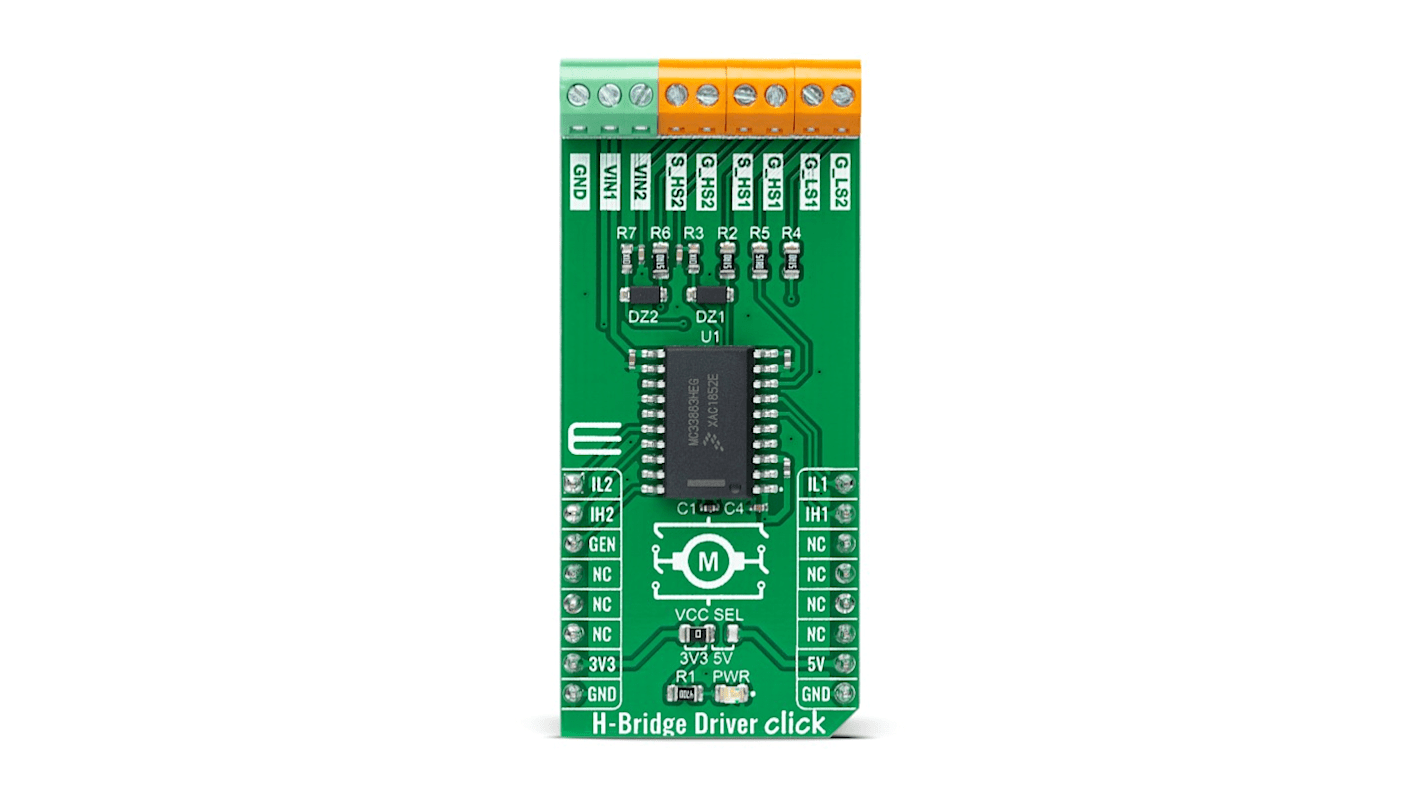 MikroElektronika H-Bridge Driver Click Half-Bridge Driver for MC33883 for mikroBUS socket