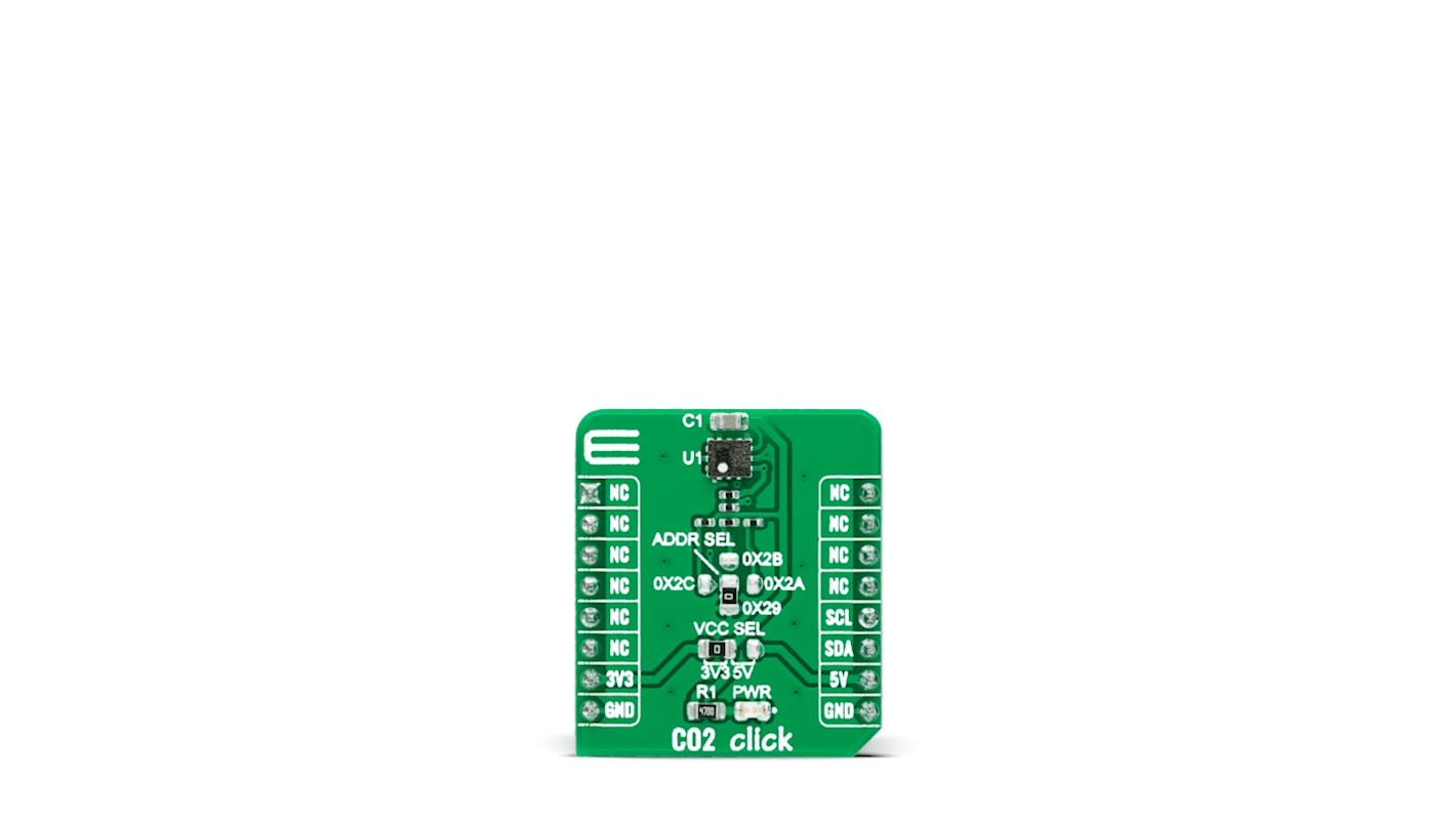 MikroElektronika STC31 CO2 Click  Entwicklungskit, Gassensor für mikroBUS-Socket