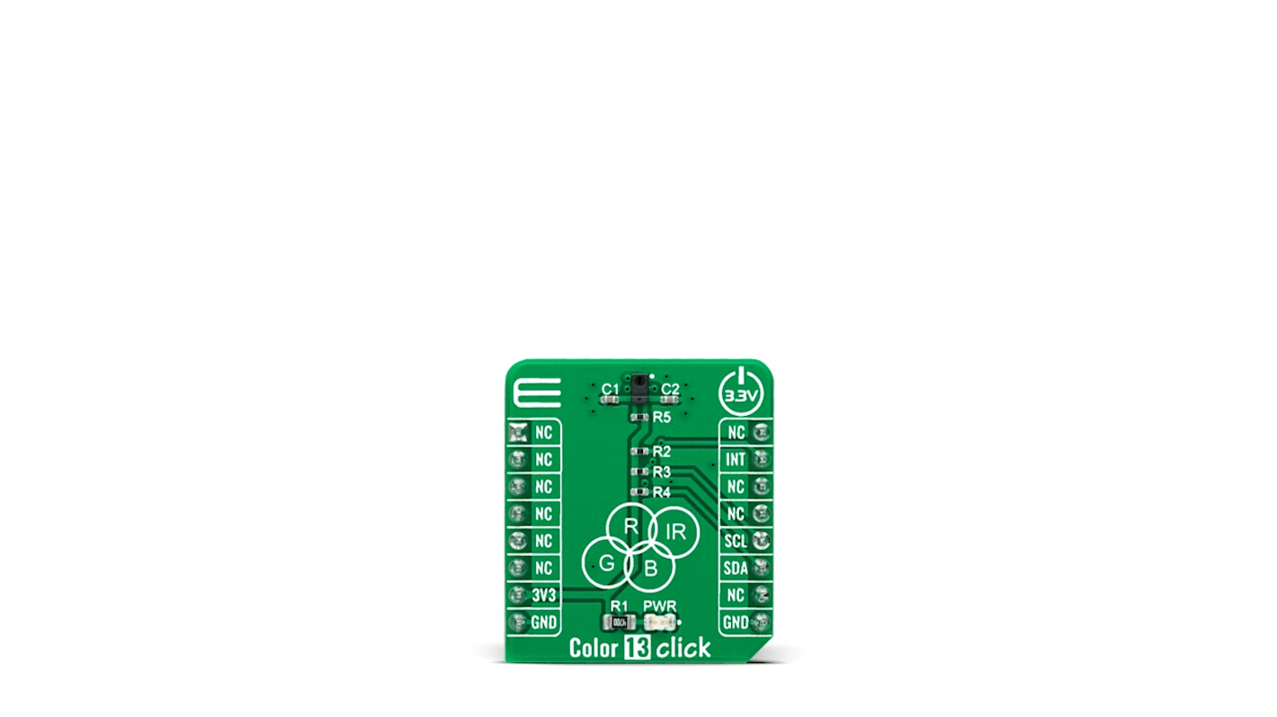 MikroElektronika Color 13 Click Proximity Sensor Add On Board for APDS-9999 mikroBUS socket