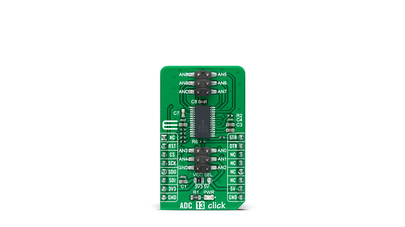 MikroElektronika MIKROE-4743 ADC 13 Click Add On Board Signal Conversion Development Tool