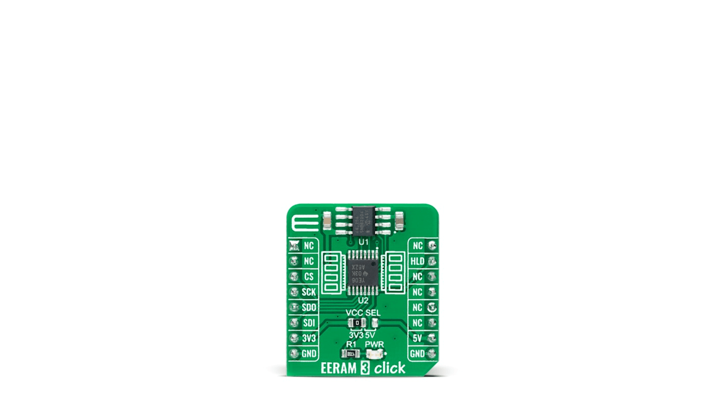 MikroElektronika MIKROE-4854, EERAM 3 Click SRAM Add On Board for 48L256 for mikroBUS socket
