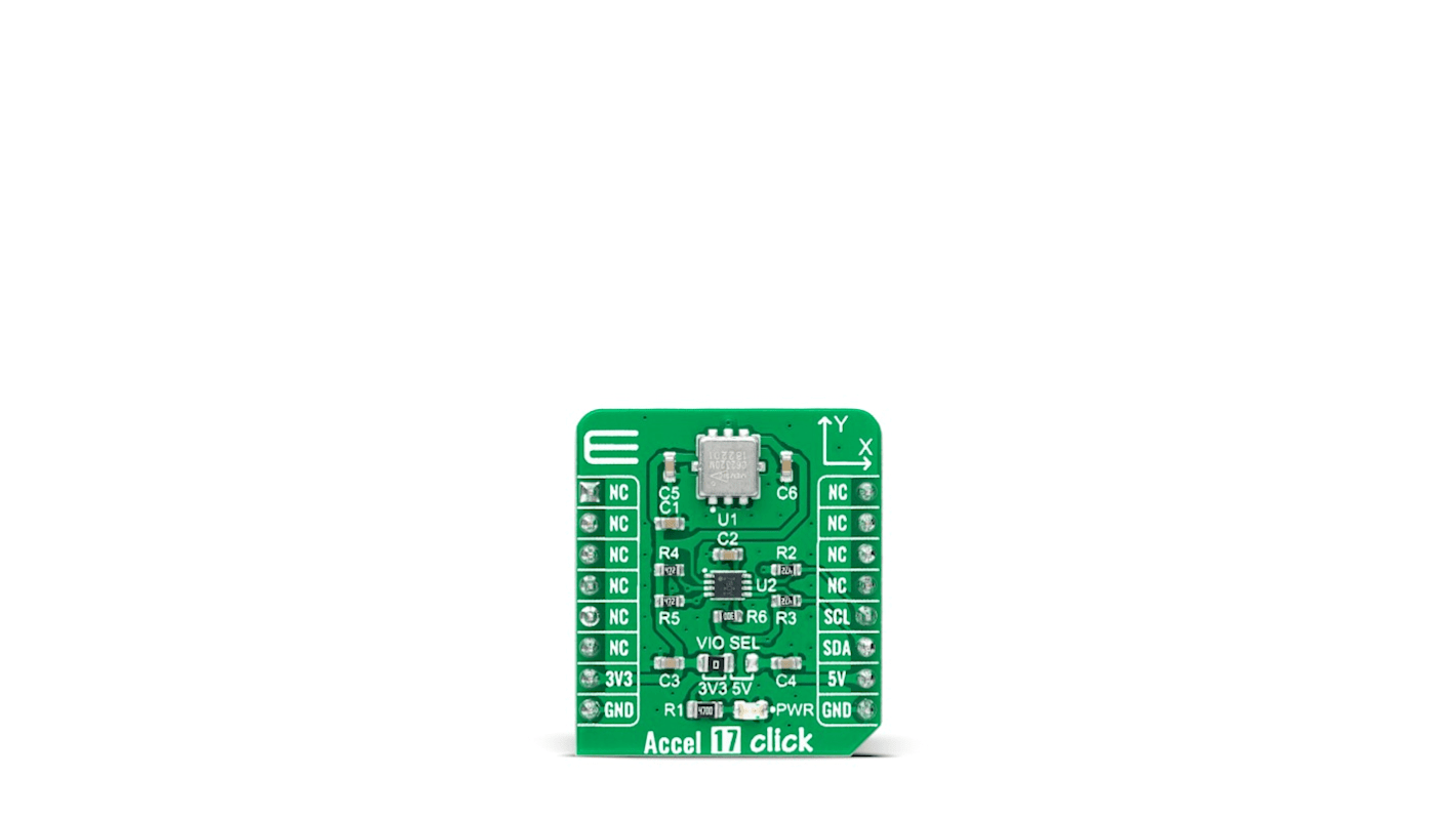 MikroElektronika Sensorudviklingsværktøj Accel 17 Click Accelerometer
