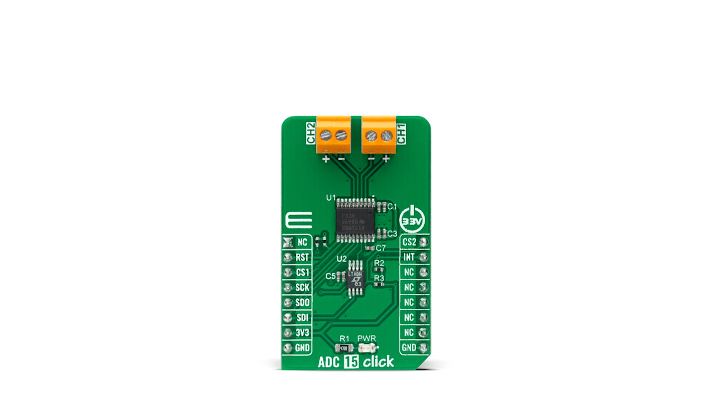 Scheda aggiuntiva ADC MikroElektronika per Connettore femmina mikroBUS