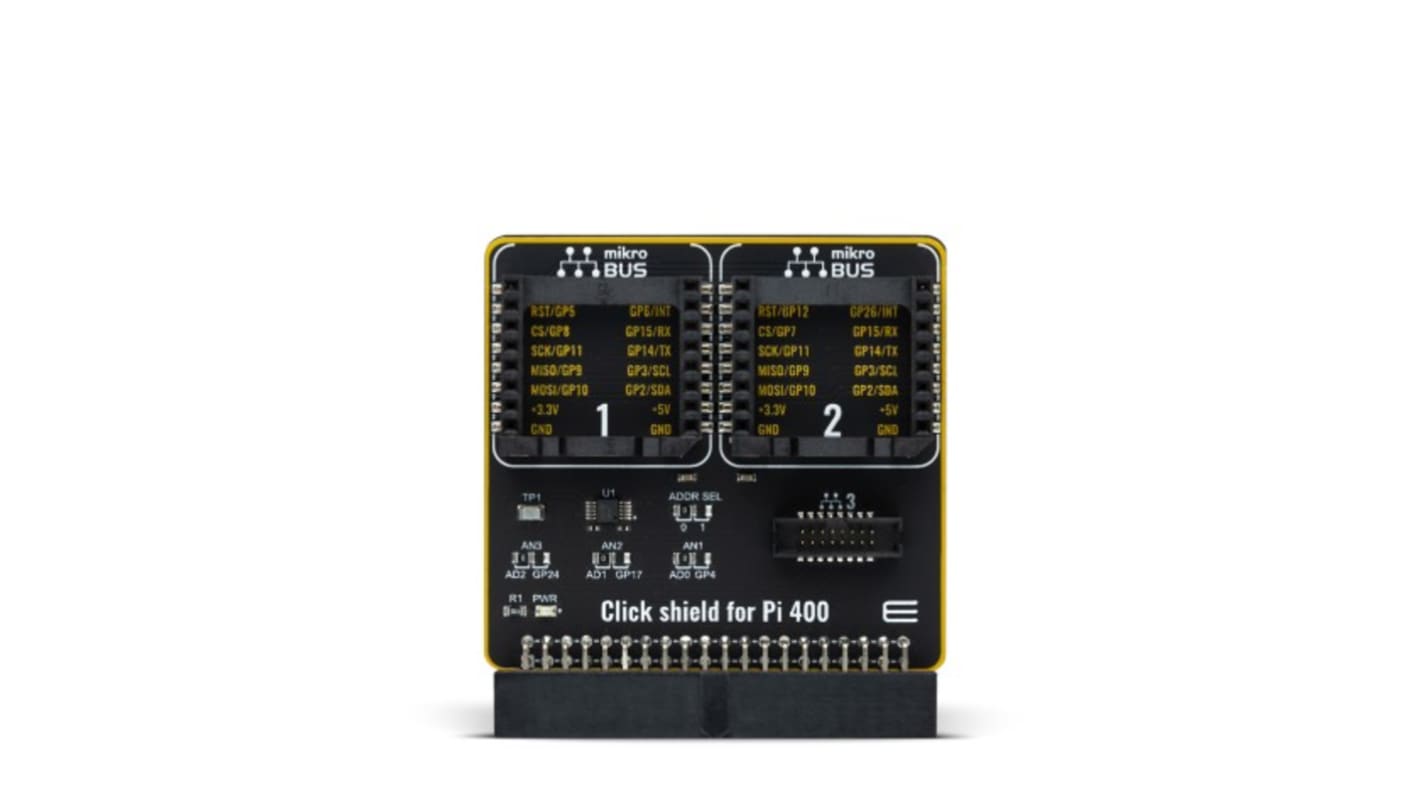 MikroElektronika Click shield for Pi 400 Shield Shield MIKROE-4970