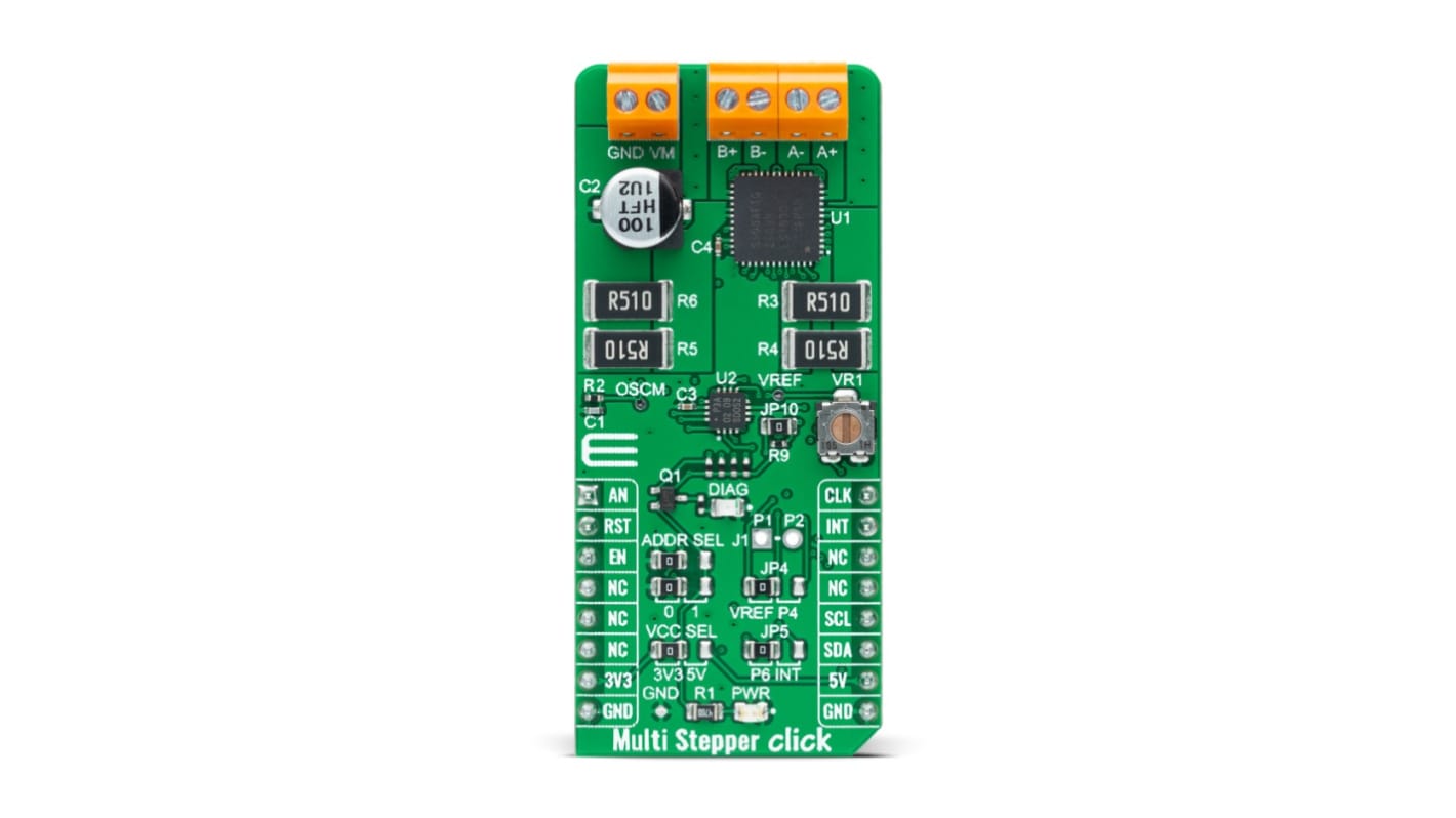 MikroElektronika Multi Stepper Click - TB67S109, 步进电机驱动器 附加板, TB67S109AFTG芯片