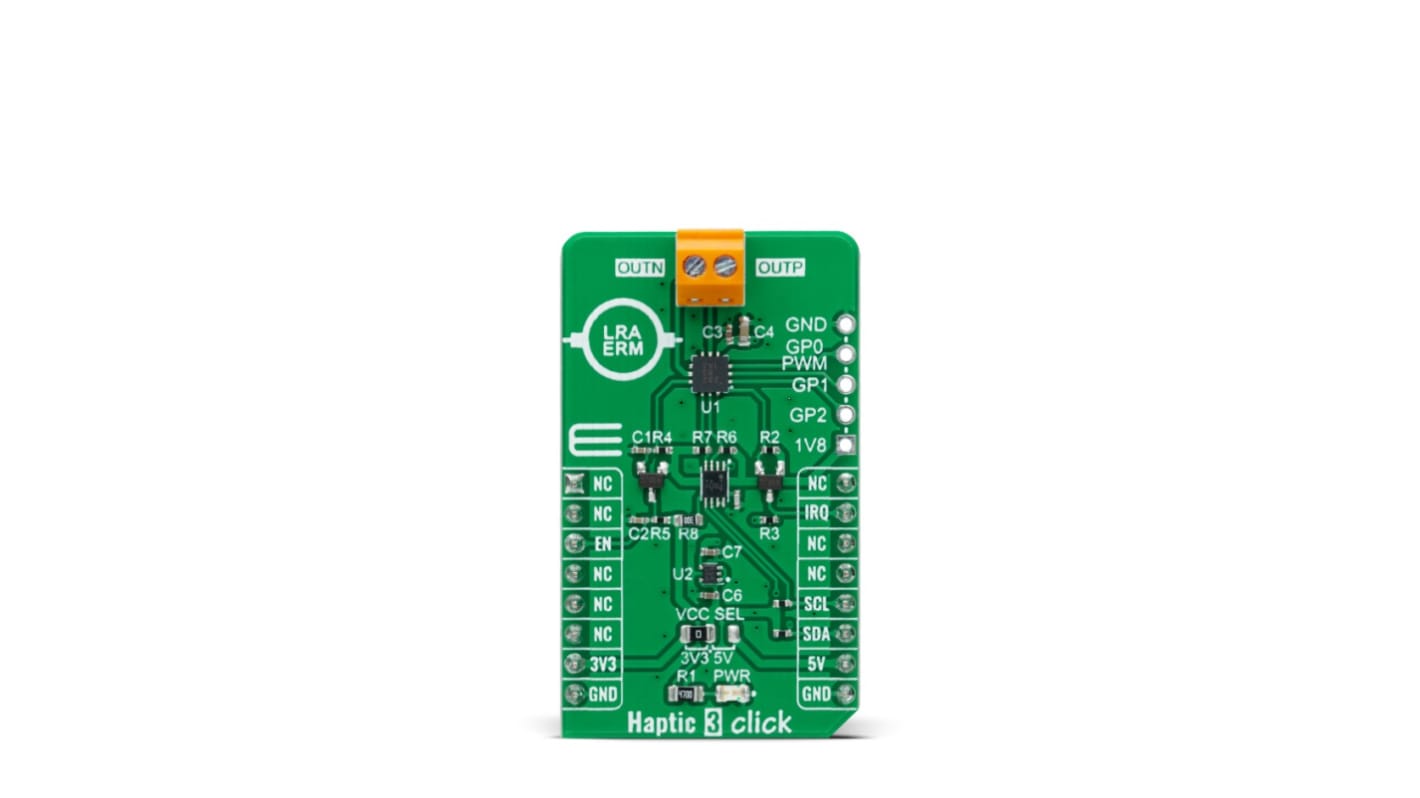 MikroElektronika Haptic 3 Click Add On Board for DA7282 for mikroBUS socket