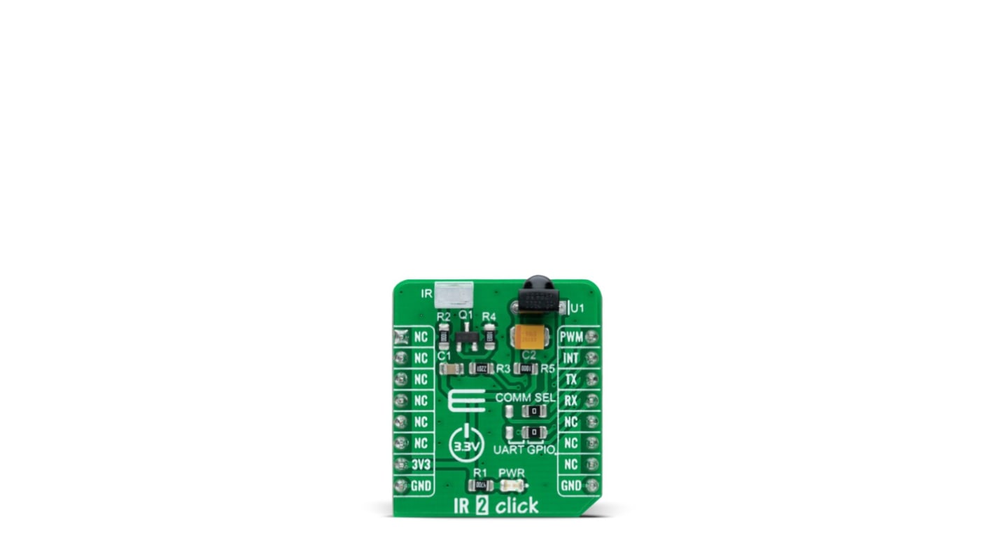 MikroElektronika IR 2 Click Infrared (IR) Sensor Add On Board for TSMP58138 mikroBUS socket