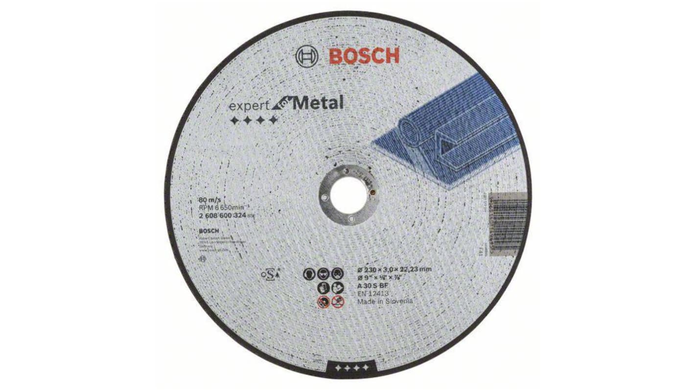 Disque abrasif Bosch, Grain P30, Ø 230mm