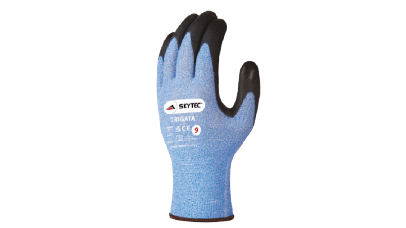 Guanti antitaglio Skytec, Tg. 11, in Fibra di vetro, nylon, col. Blu