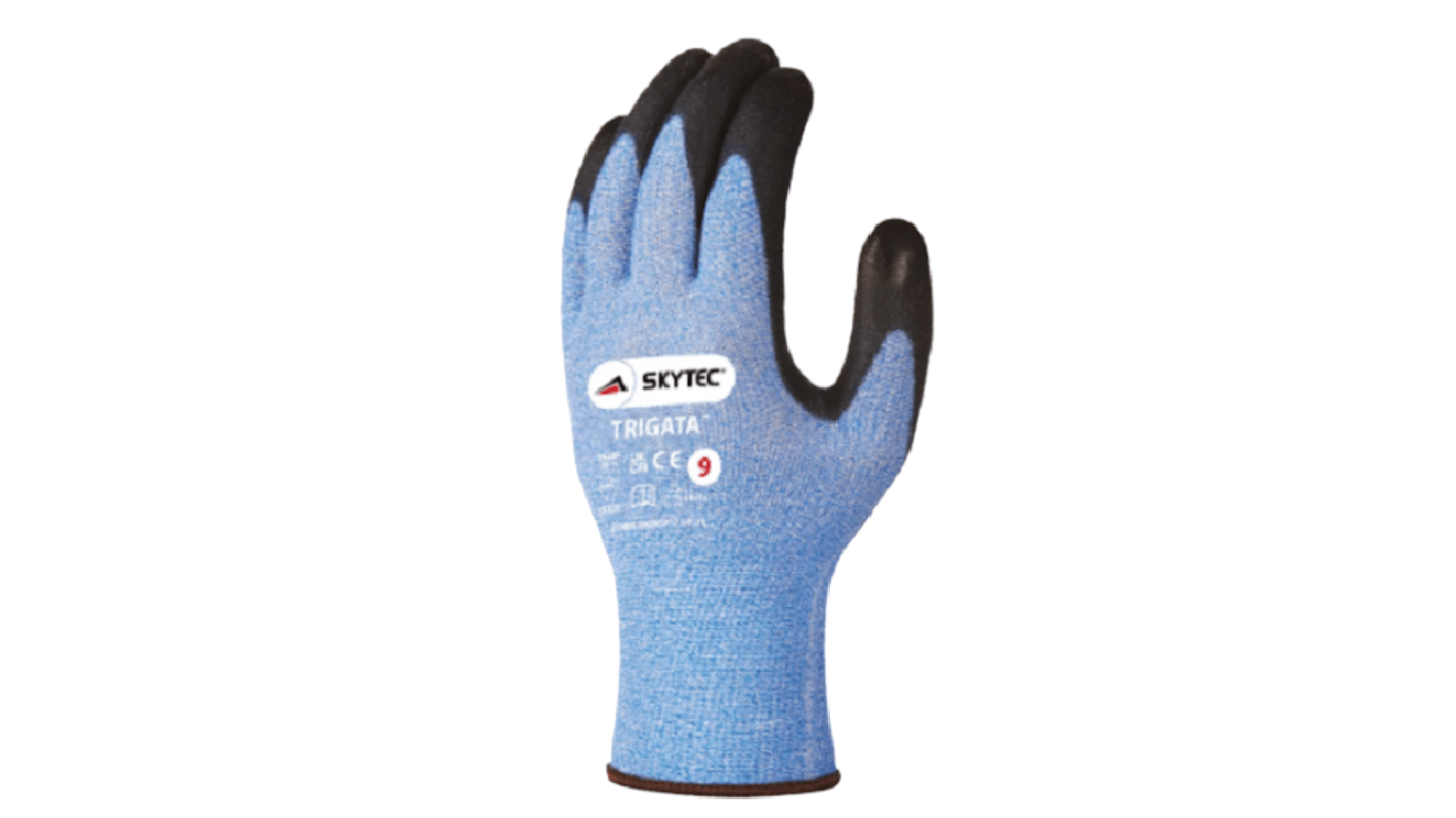 Skytec Schneidfeste Handschuhe, Größe 11, Schneidfest, Glasfaser, Nylon Blau