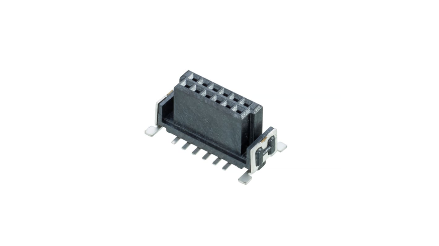 Złącze PCB 12 -pinowe 2 -rzędowe raster: 1.27mm Gniazdo PCB Pionowy SMD