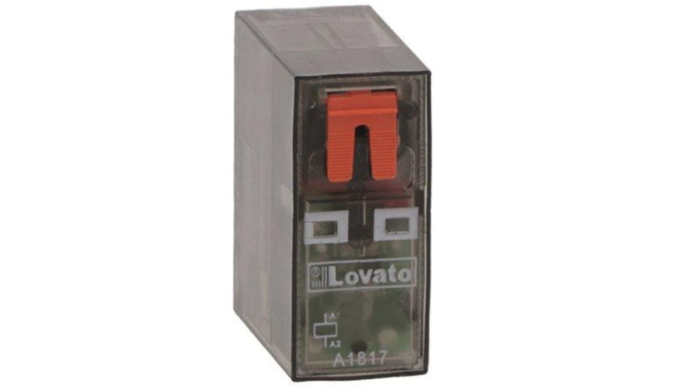 Lovato Plug In Non-Latching Relay, 12V dc Coil, 16A Switching Current, SPDT