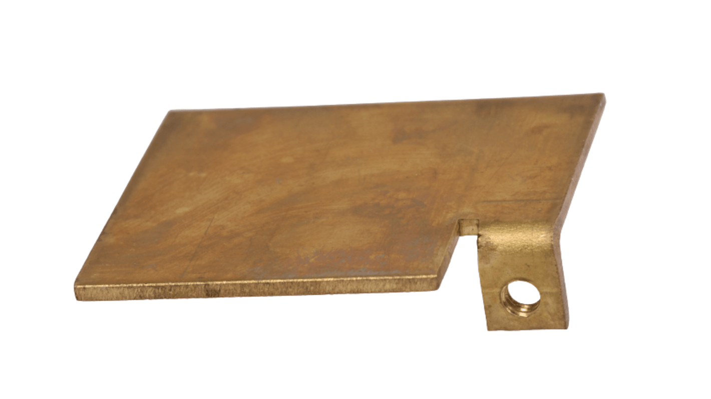 RS PRO Brass Gland Plate, 3mm H, 52mm W, 47mm L for Use with RS PRO GRP Enclosure