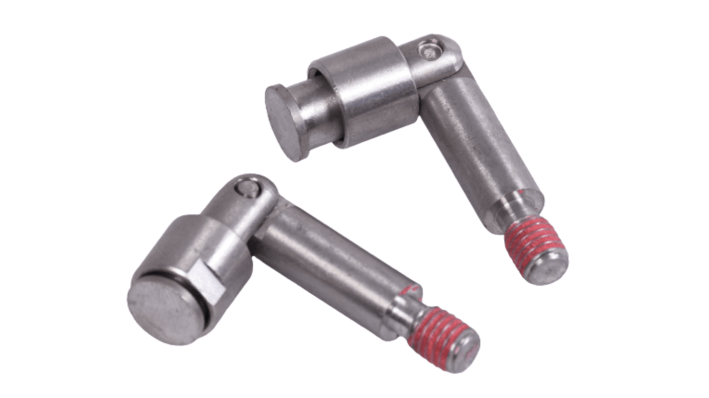 Cerniera nascosta Cerniera nascosta RS PRO, in Acciaio inox, 67mm x 14mm, Oscillazione libera