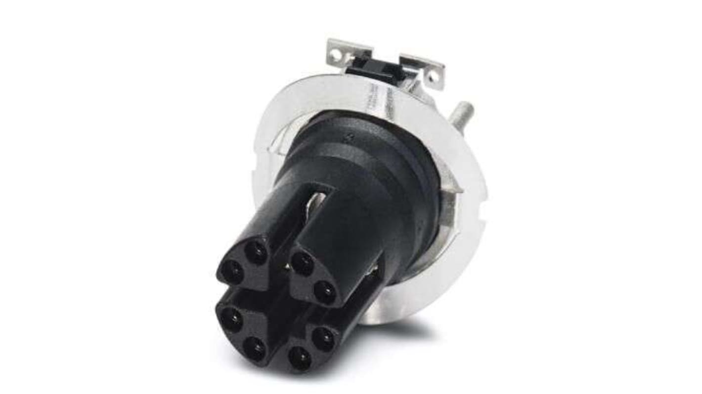 Phoenix Contact Circular Connector, 8 Contacts, PCB Mount, M12 Connector, Socket, IP65, IP67, SACC Series