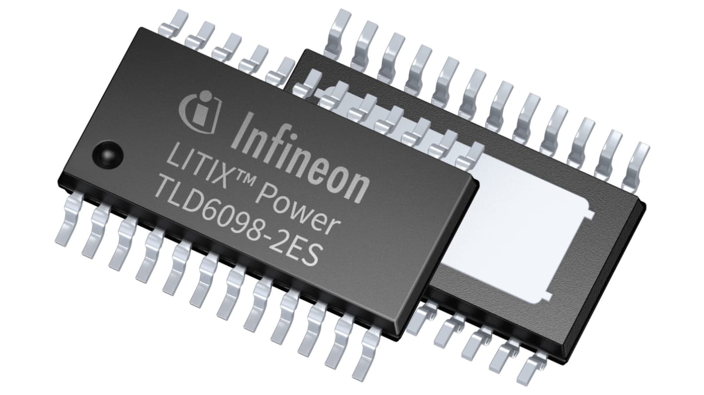 Infineon TLD60982ESXUMA2 DC-DC, DC to DC Controller 2-Channel 500 kHz, PG-TSDSO-24