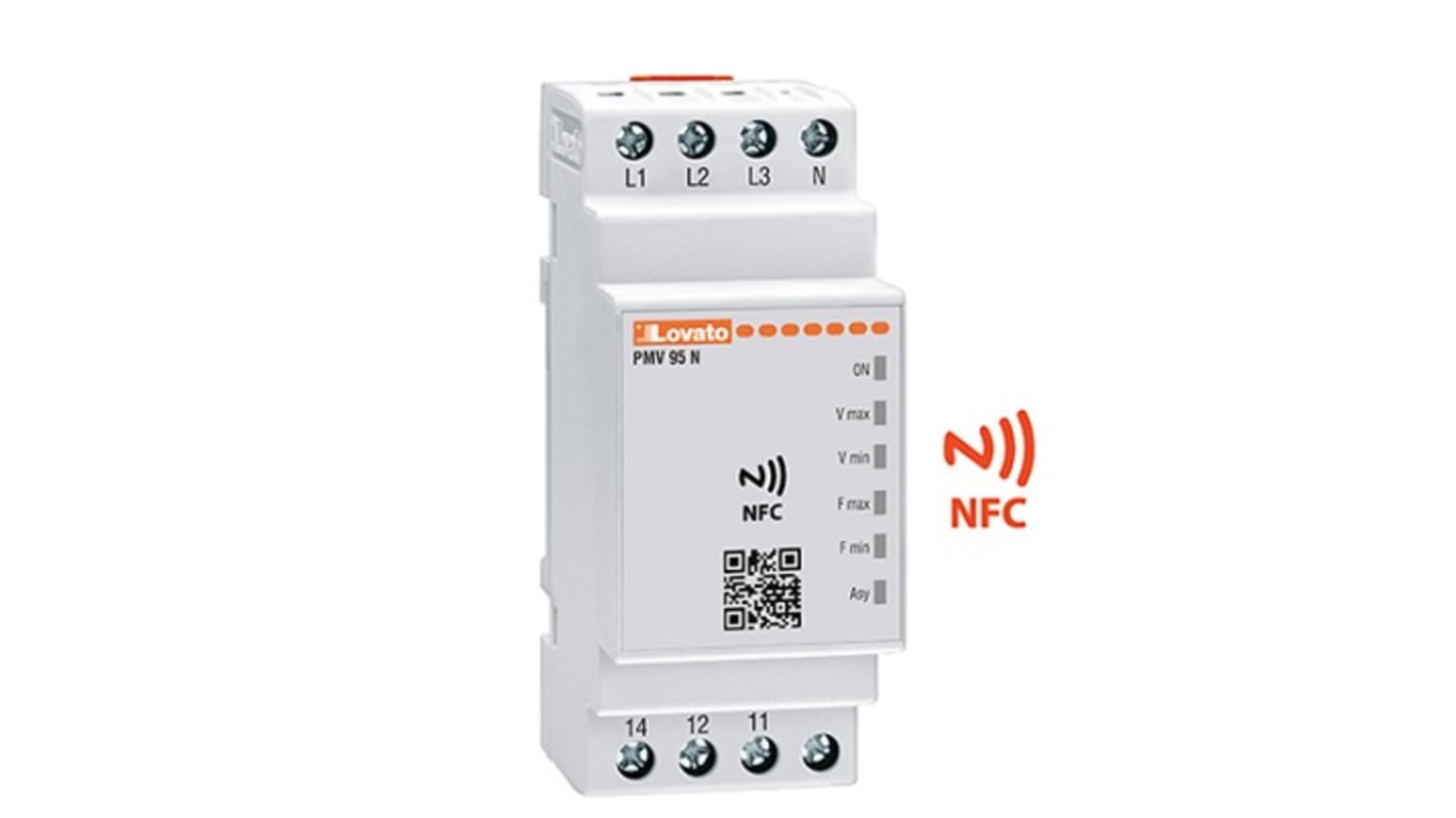 Lovato Frequency Monitoring Relay, 3 Phase, SPDT