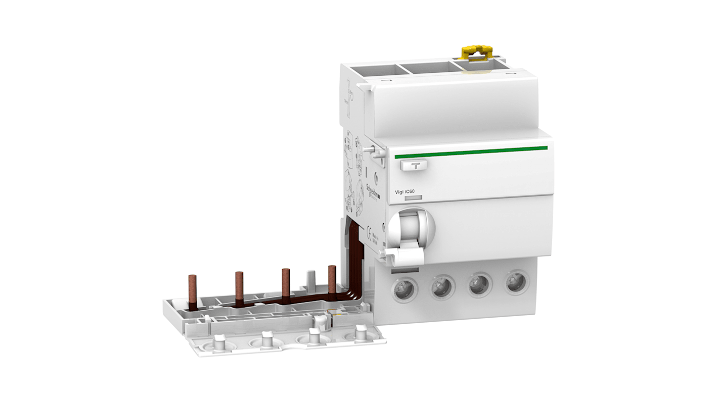 Schneider Electric Acti 9 Vigi iC60 MCB, 4P, 63A, Type A