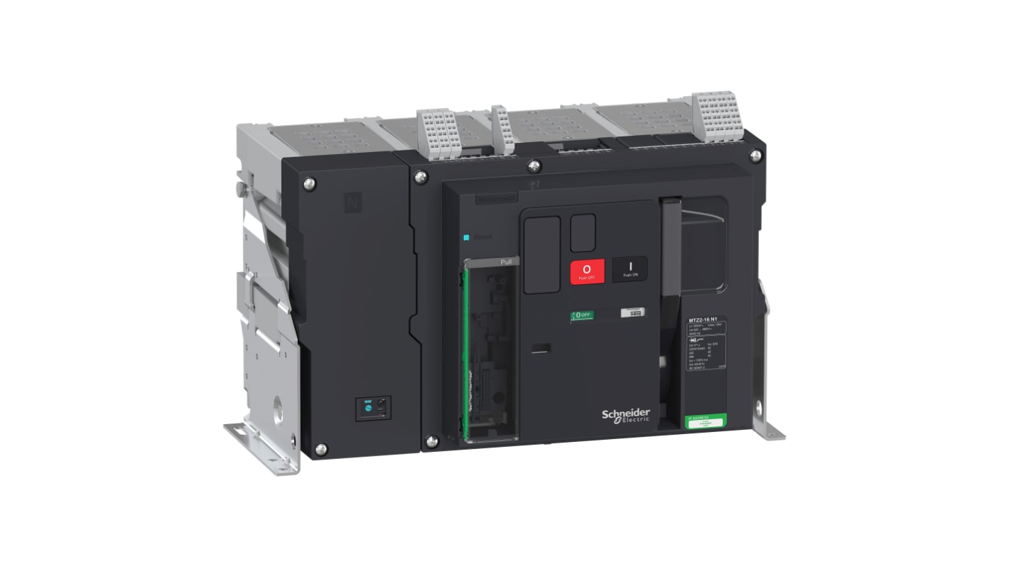 Schneider Electric Masterpact MTZ2 16N1, Leistungsschalter MCCB 4-polig, 1.6kA, Fest