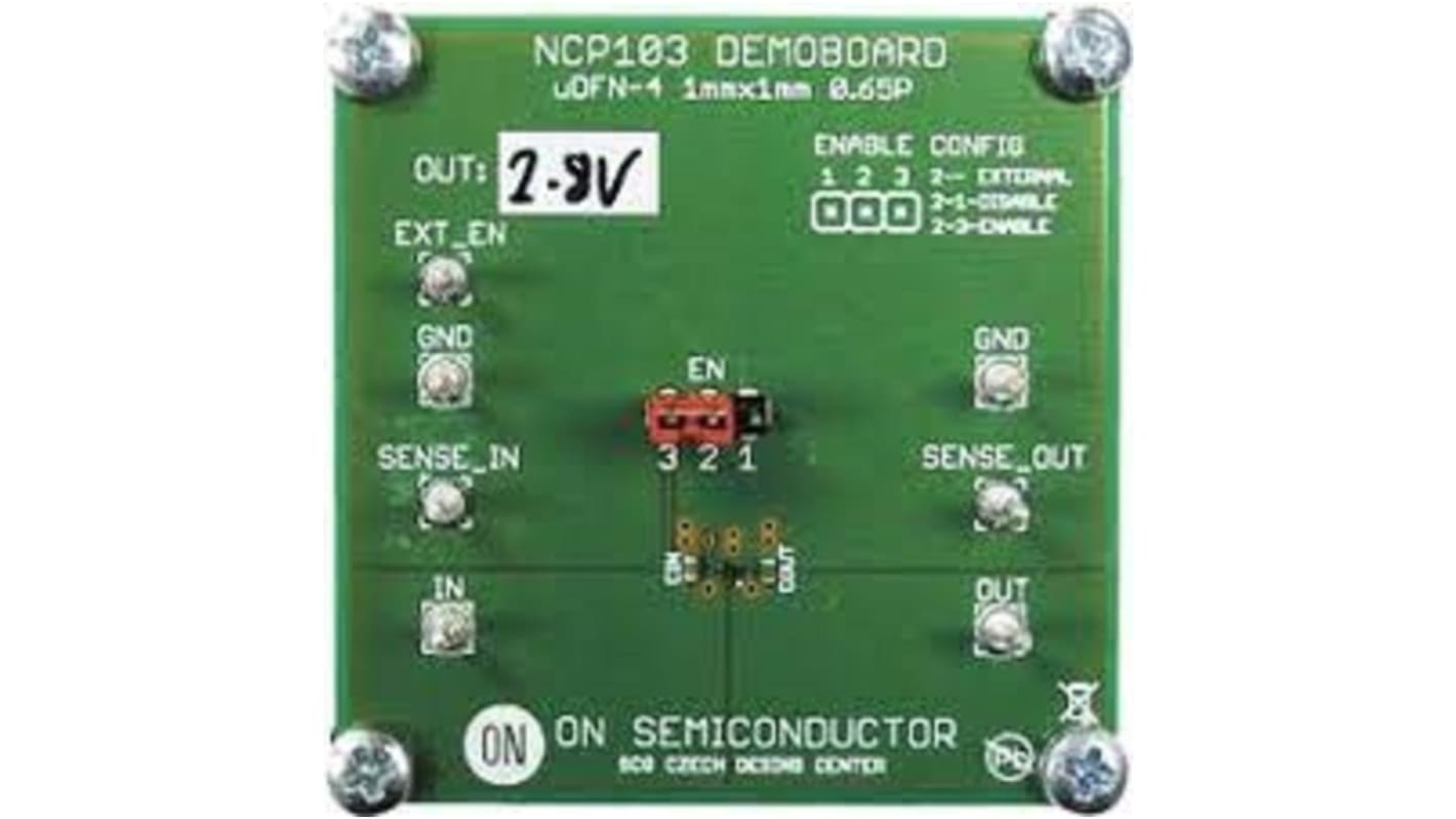 onsemi 2.8 V LDO EVALUATION BOARD, LDO电压调节器 开发套件