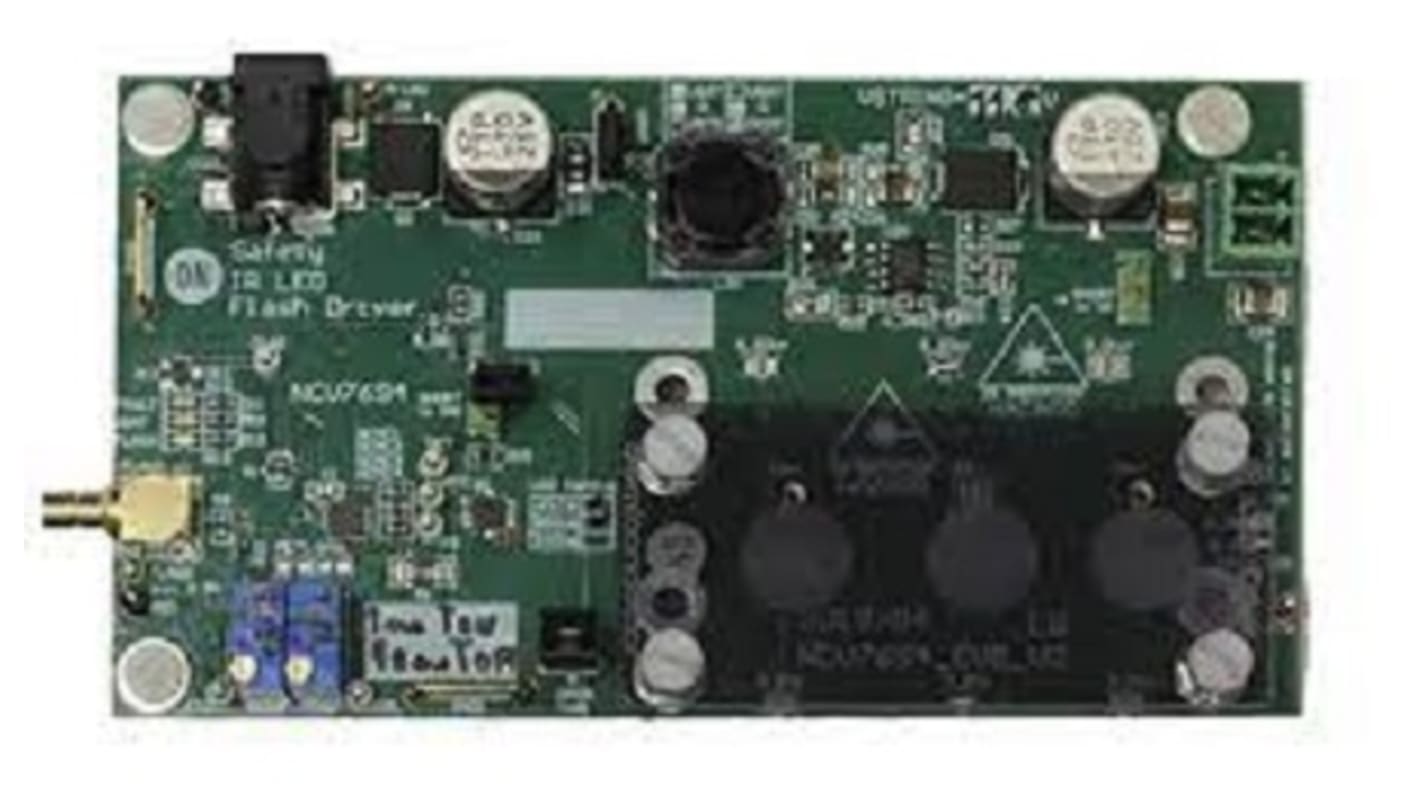 onsemi LED 驱动器评估测试板, FLASH IR LED DRV Evaluation Board, 用于NCV7694MW0R2G