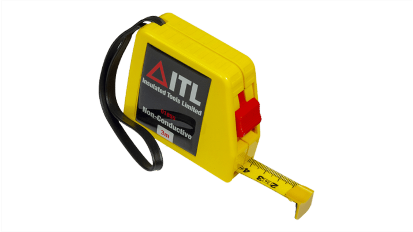 Cinta métrica ITL Insulated Tools Ltd de 3m, anchura 2 cm
