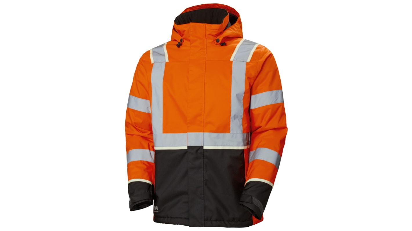 Helly Hansen 反光冬季夹克, 透气, 防水, 聚酯外层, 5XL码