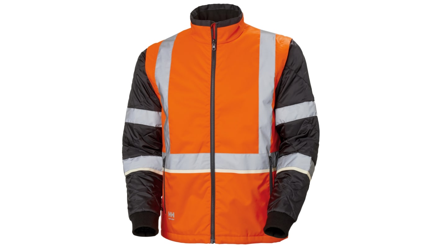 Helly Hansen Unisex Warnschutzjacke Reflektierend, Polyester Schwarz/Grün/Weiß/Gelb, Größe 5XL