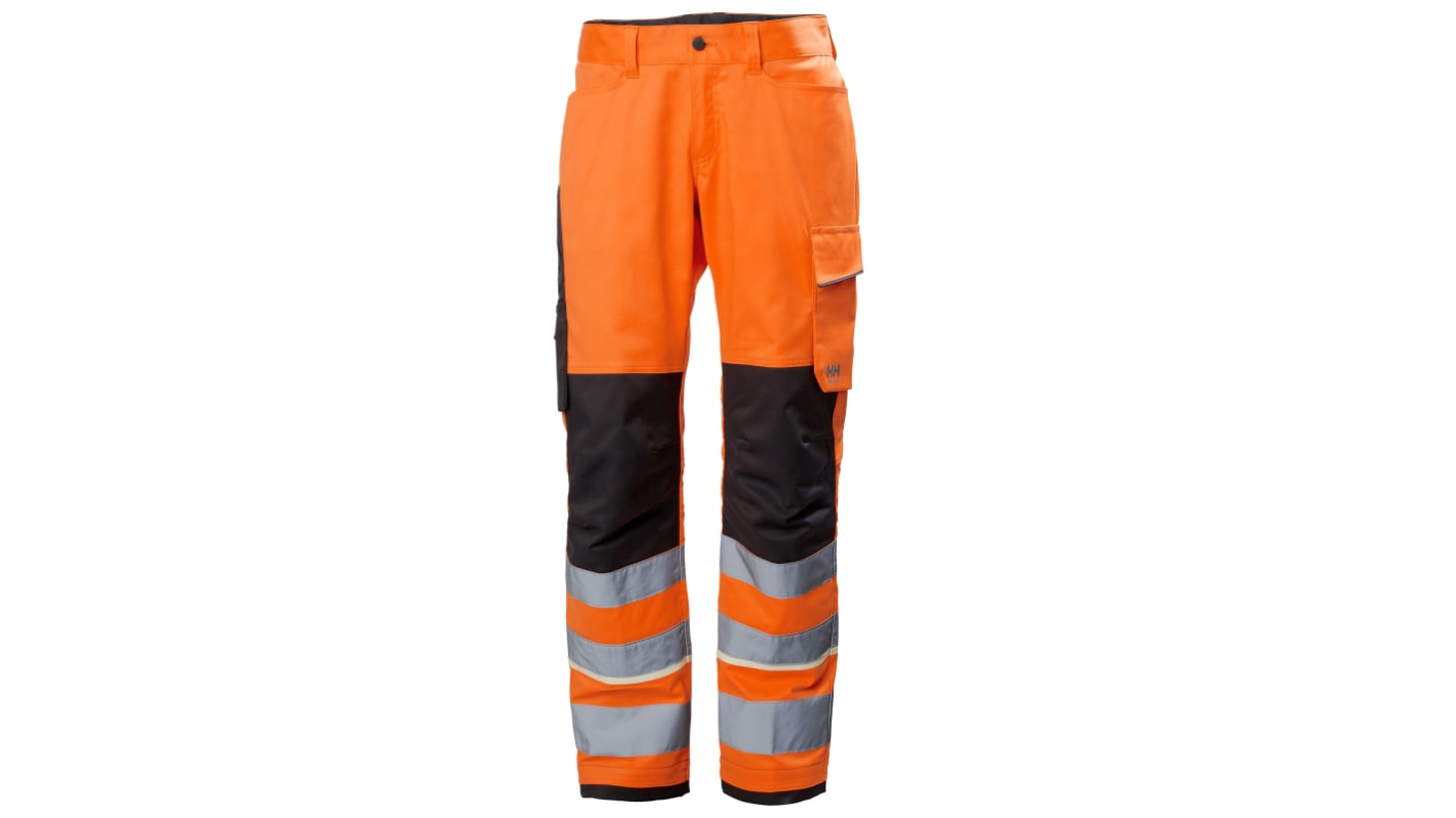 Helly Hansen UC-ME Black/Green/White/Yellow Hi-Vis Work Trousers 46in, 116cm Waist