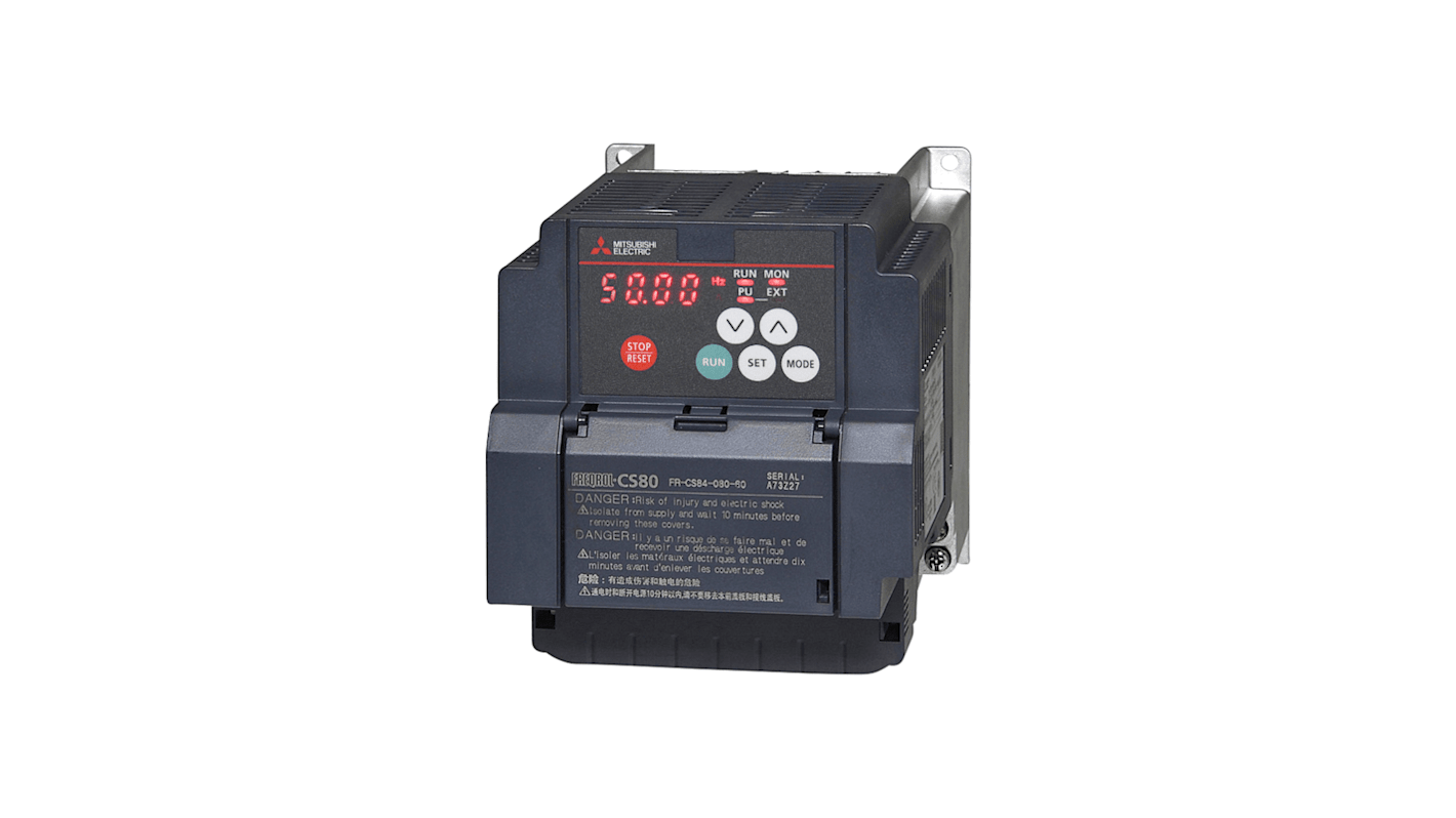Rs-Online Inverter Mitsubishi Electric 3 7 kW 380 → 480 V CA 3 fasi 120Hz