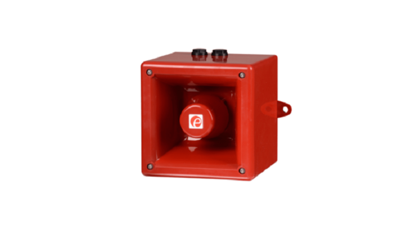 Segnalatore acustico elettronico e2s, 11,5 →54 V, ±3dB a 1 m, IP66