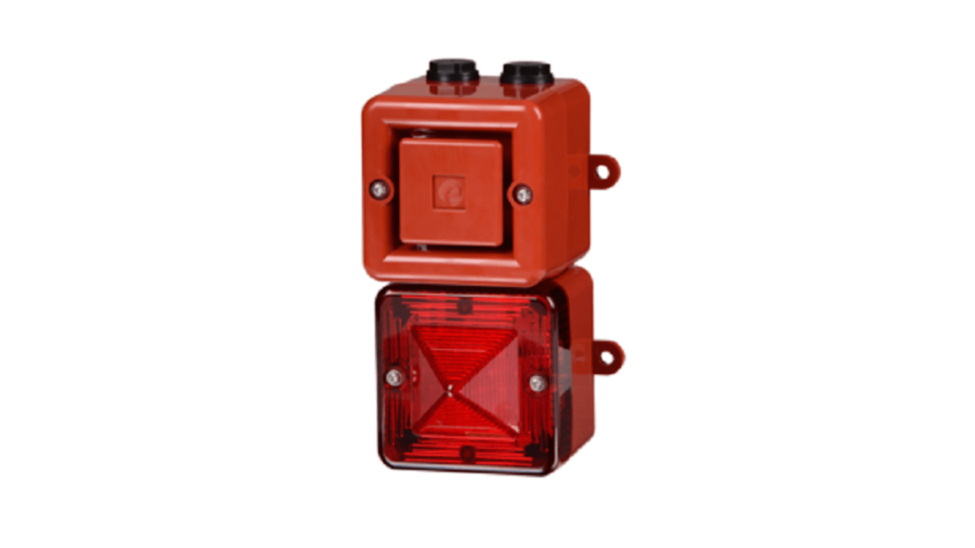 e2s AL100X Xenon Blink-Licht Alarm-Signalleuchte Orange, 230 V