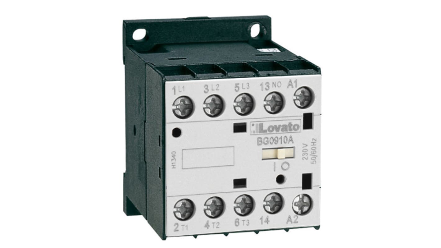 Stycznik 24 V DC Lovato styki: 3 18 kW 6 A NO 11BG0610D024
