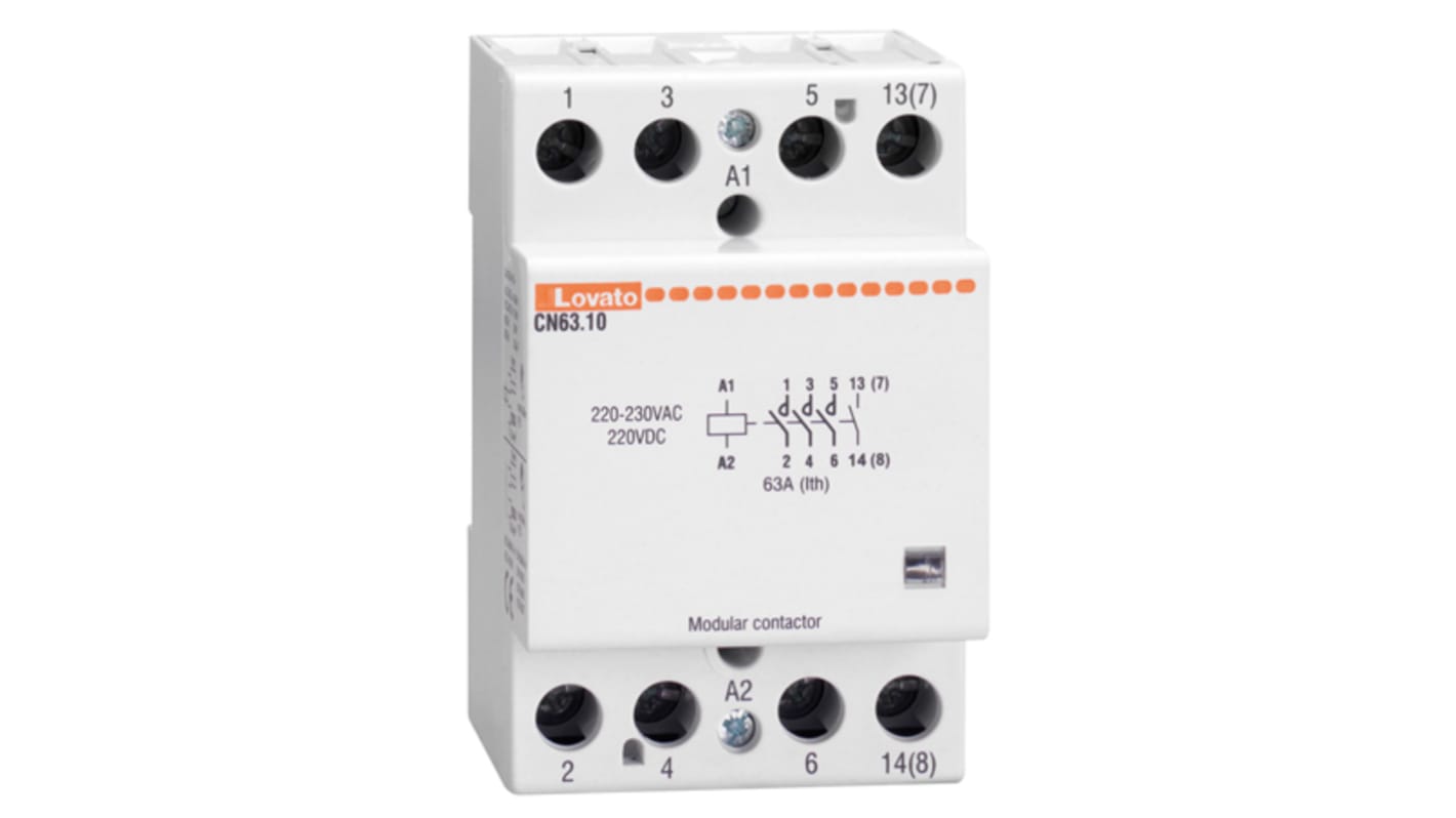 Stycznik 24 V AC Lovato styki: 4 15 kW 63 A 3NO + 1NC CN6301024
