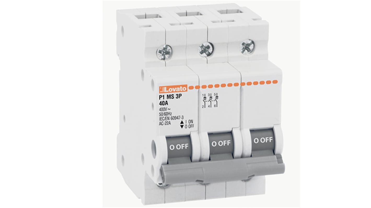 Interruptor seccionador, 3P, Corriente 100A