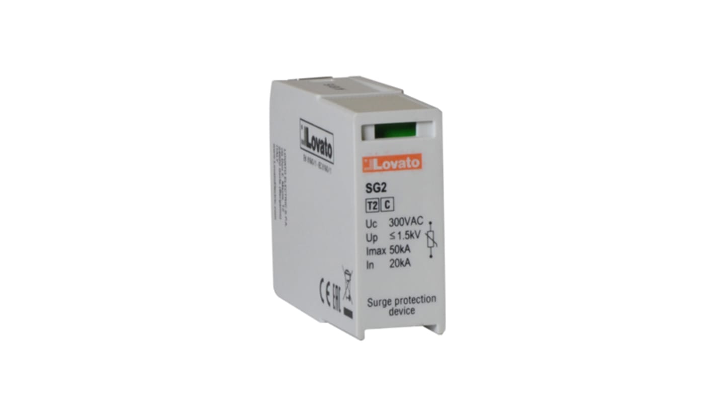 Lovato Single Phase Replacement cartridge, 50kA, DIN Rail Mount