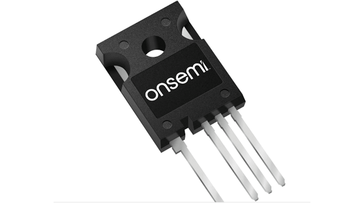 onsemi MOSFET, Nチャンネル, 47 A, スルーホール, 4 ピン, NTH4L060N065SC1