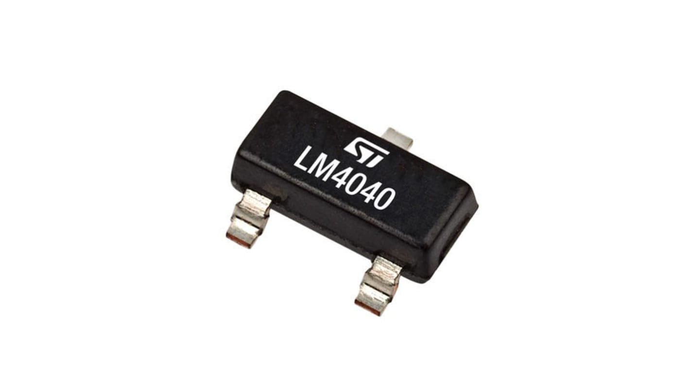 STMicroelectronics Fixed Voltage Reference 3V 0.2% SOT23-3L, LM4040BELT-3.0