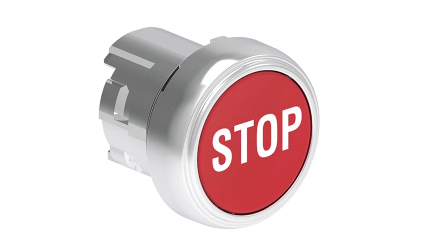 Lovato LPSB11 Series Red Momentary Push Button, 22mm Cutout