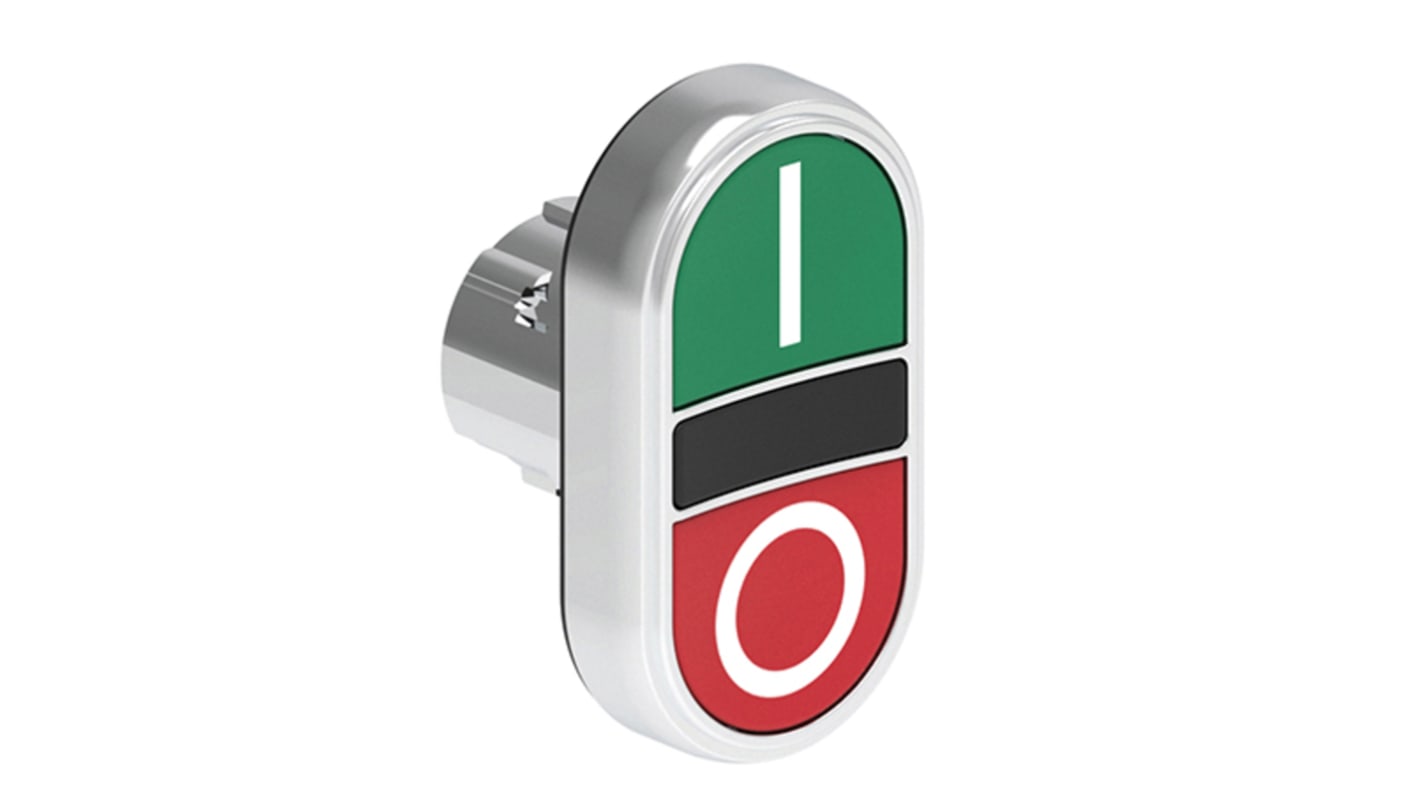 Pulsante tipo Instabile LPSB7123 Lovato serie LPSB71, Verde,Rosso