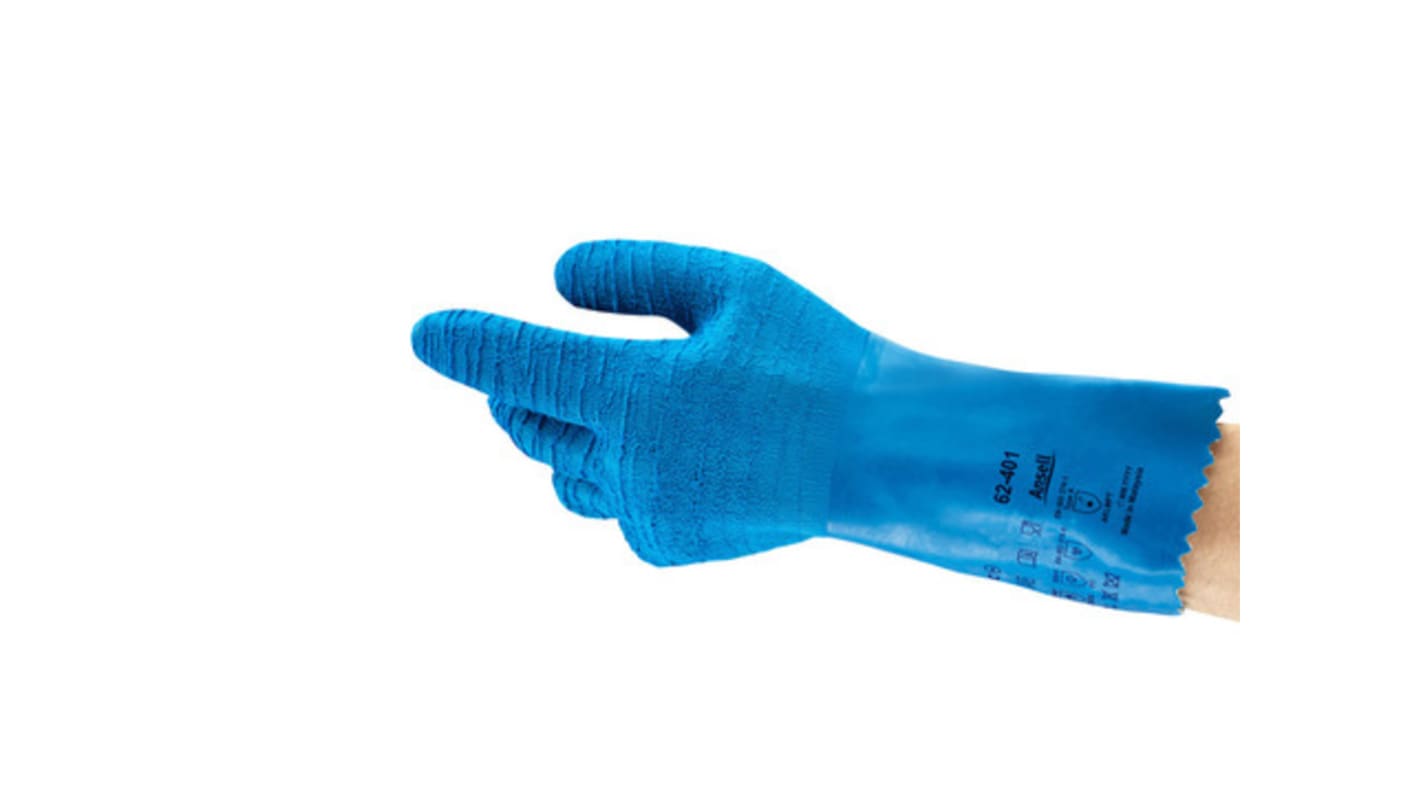 Ansell 62-401 Arbeitshandschuhe Größe 11 Thermisch Baumwolle Blau 1Paar