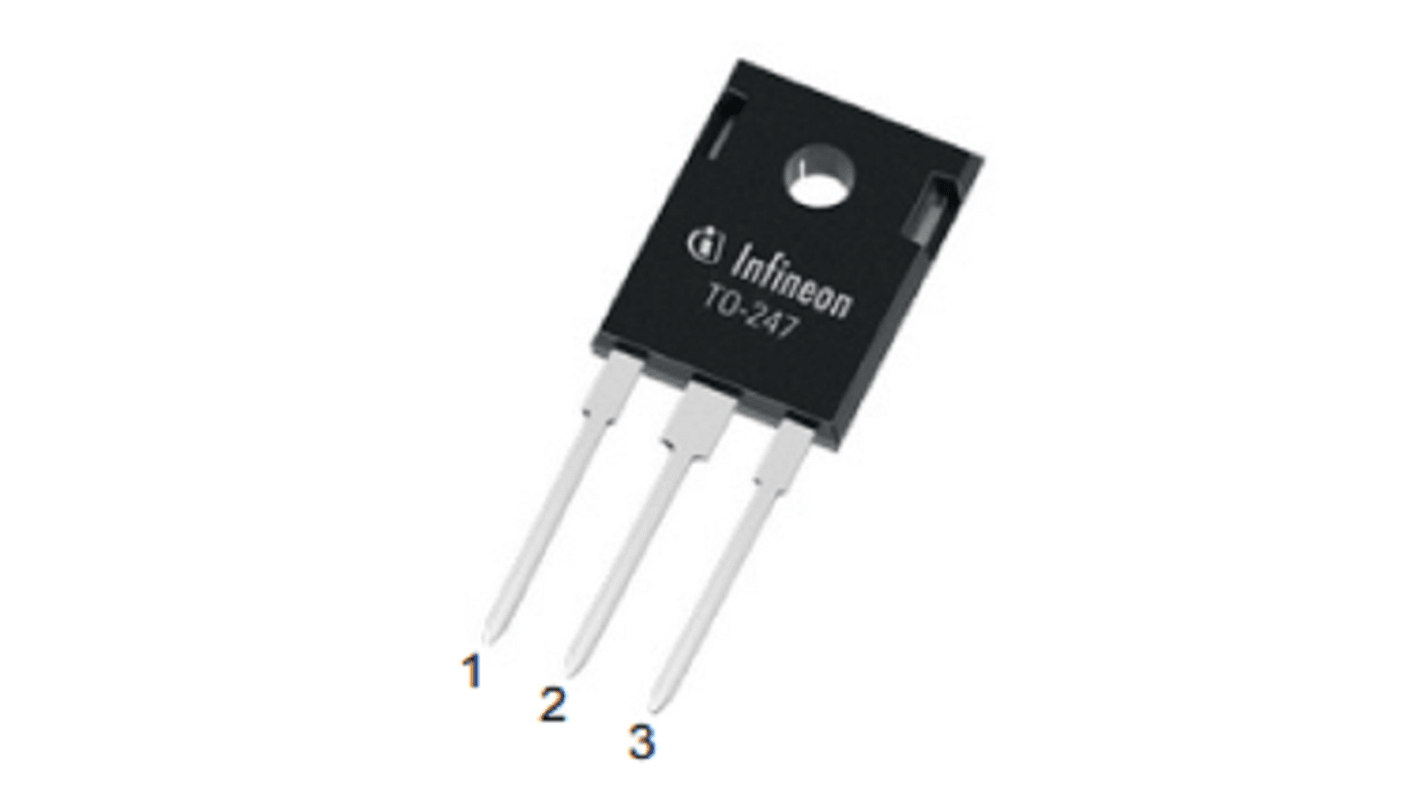 MOSFET Infineon, canale N, 55 A, TO-247, Su foro