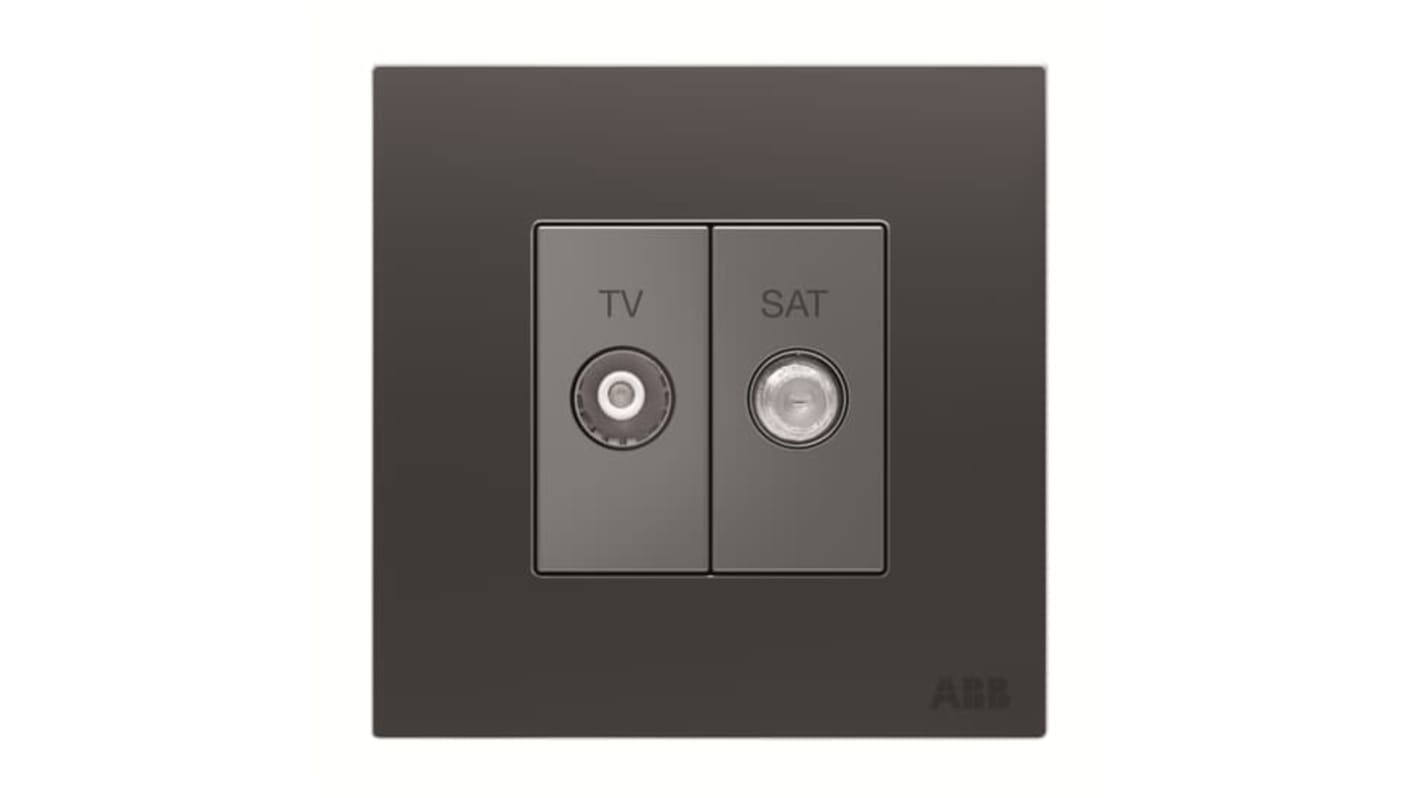 Prise, Connecteur SAT, TV, à 2 sorties , Femelle
