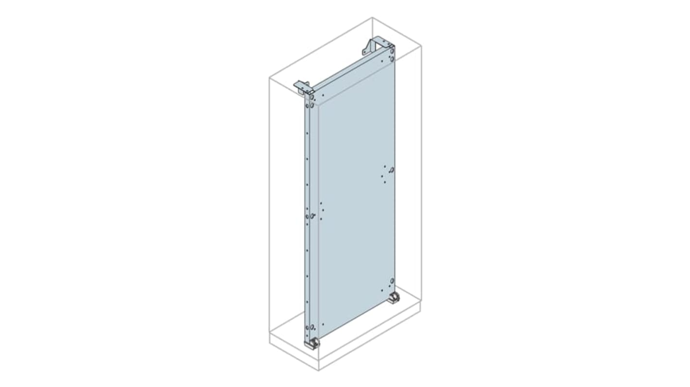 ABB Galvanised Steel Mounting Plate, 1m W, 1.4m L for Use with Automation and Control Enclosures (System pro E control)