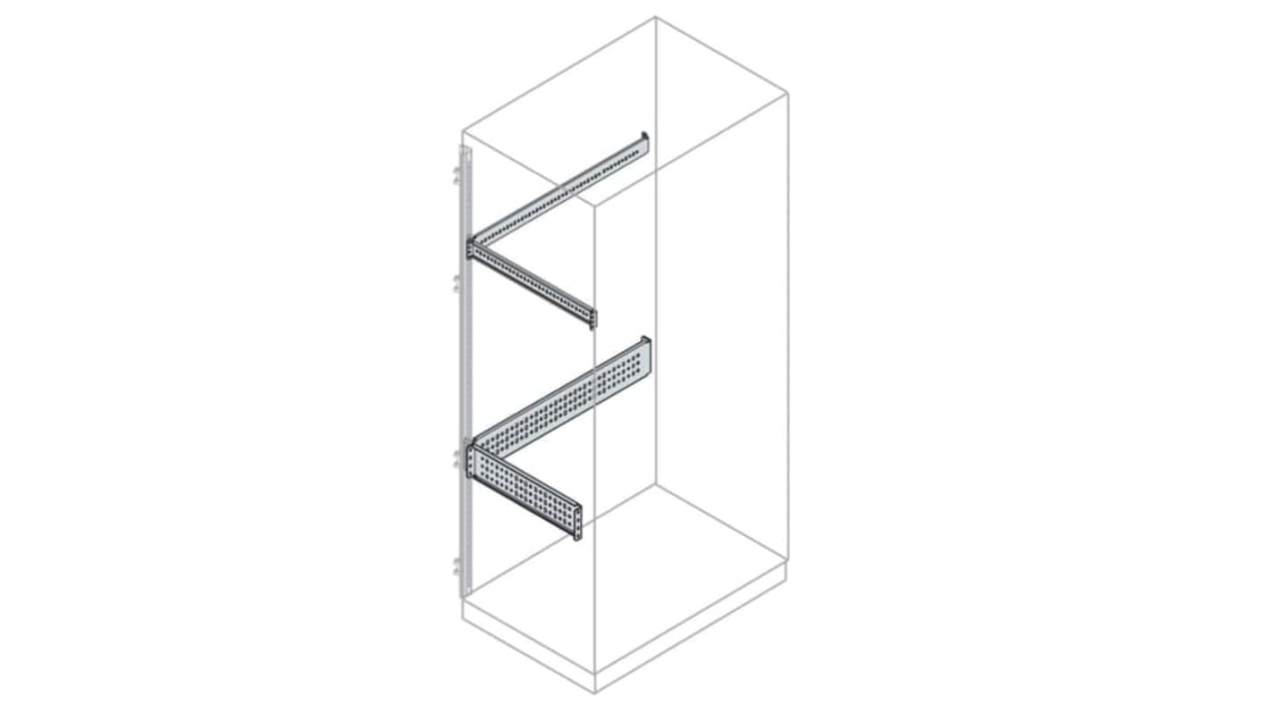 ABB IS2 Series Galvanised Steel Crosspiece, 90mm W, 1.2m L For Use With IS2 Enclosures