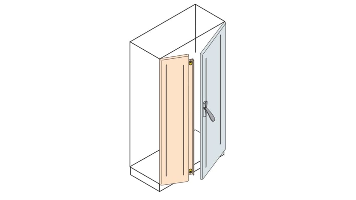 ABB AM2 Series Steel RAL 7035 Blind Double Door, 400mm W, 2m L for Use with IS2 Enclosures