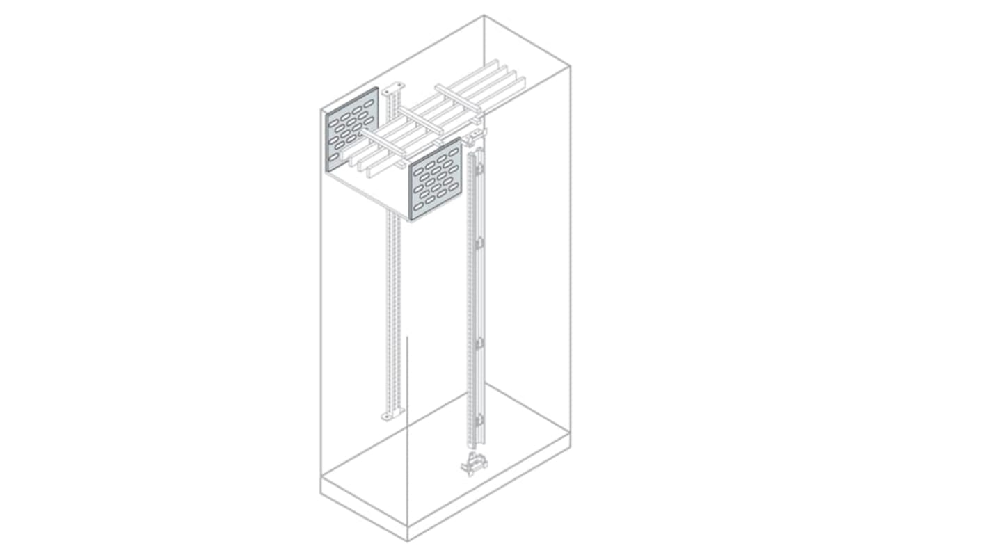 ABB 机柜母线隔离板 机柜面板, 钢制, 200mm长x200mm宽, 适用于IS2 自动化外壳, IS2系列