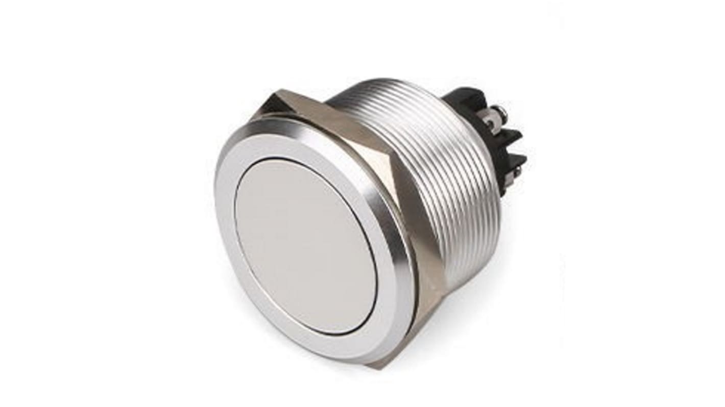 Interruttore a pulsante RS PRO, Momentaneo, DPST, , 5 A @ 250 V c.a., IP65 Montaggio a pannello