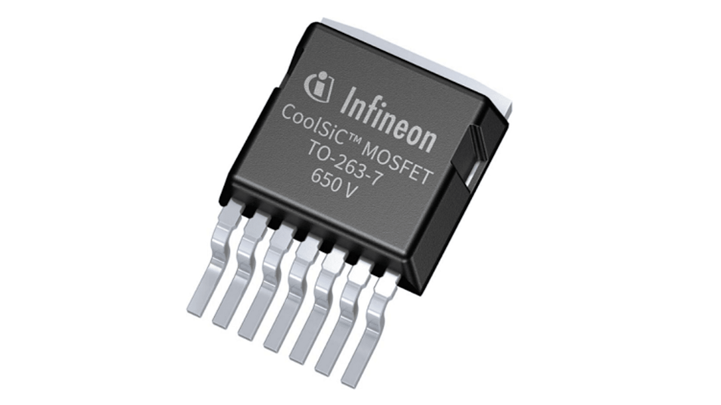 Infineon IMBG65R039M1HXTMA1 N-Kanal, SMD MOSFET 650 V / 54 A, 7-Pin TO-263-7